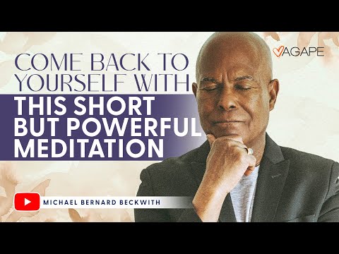 Come back to yourself with this short but powerful meditation