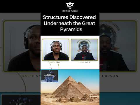 Structures Discovered Underneath the Great Pyramids #infinitewaters