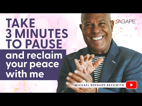 Take 3 Minutes To Pause And Reclaim Your Peace With Me