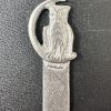 Owl & Moon Stick Wand By Fine Pewter 3.75” Long - Image 2