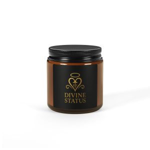 Soy Candle, Influencer Gift, Haus of Asseveration Divine Status Membership, Amber Jar, Welcome Basket