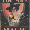 Retro MAGICIAN WITCH Wall Art, You Are Magic Illusionist Poster - Image 3