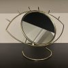 Evil Eye Mirror Wall Decor Gold/Brass All Seeing Eye Decoration With Lashes