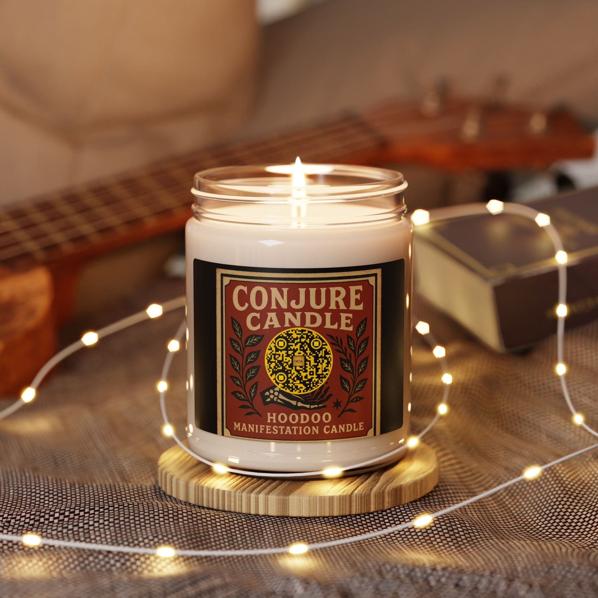 ? The Hoodoo Conjure Candle – Cinnamon Vanilla (9oz Scented Soy Candle) - Image 3