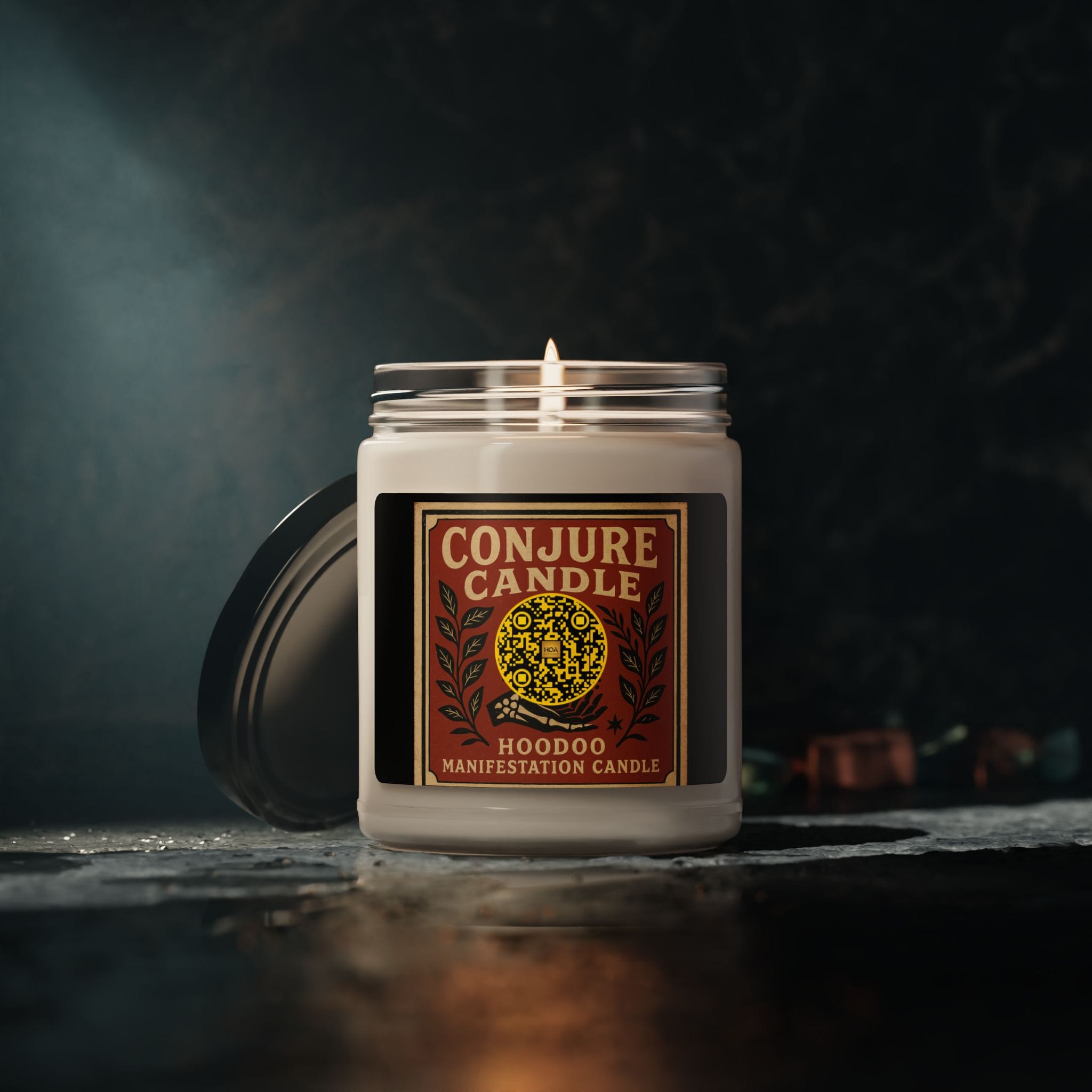 ? The Hoodoo Conjure Candle – Cinnamon Vanilla (9oz Scented Soy Candle) - Image 5