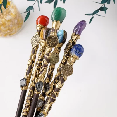 12 Zodiac Power Wands (Hand Crafted) — Elemental Tools of the Stars (1pc or 12pcs)