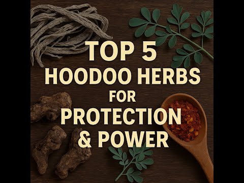 Top 5 Hoodoo Herbs for Protection & Power #hoodoo #rootwork