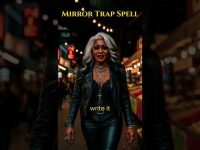 Mirror Trap Spell  #hoodoo #witchcraft