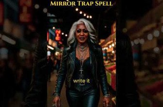 Mirror Trap Spell  #hoodoo #witchcraft