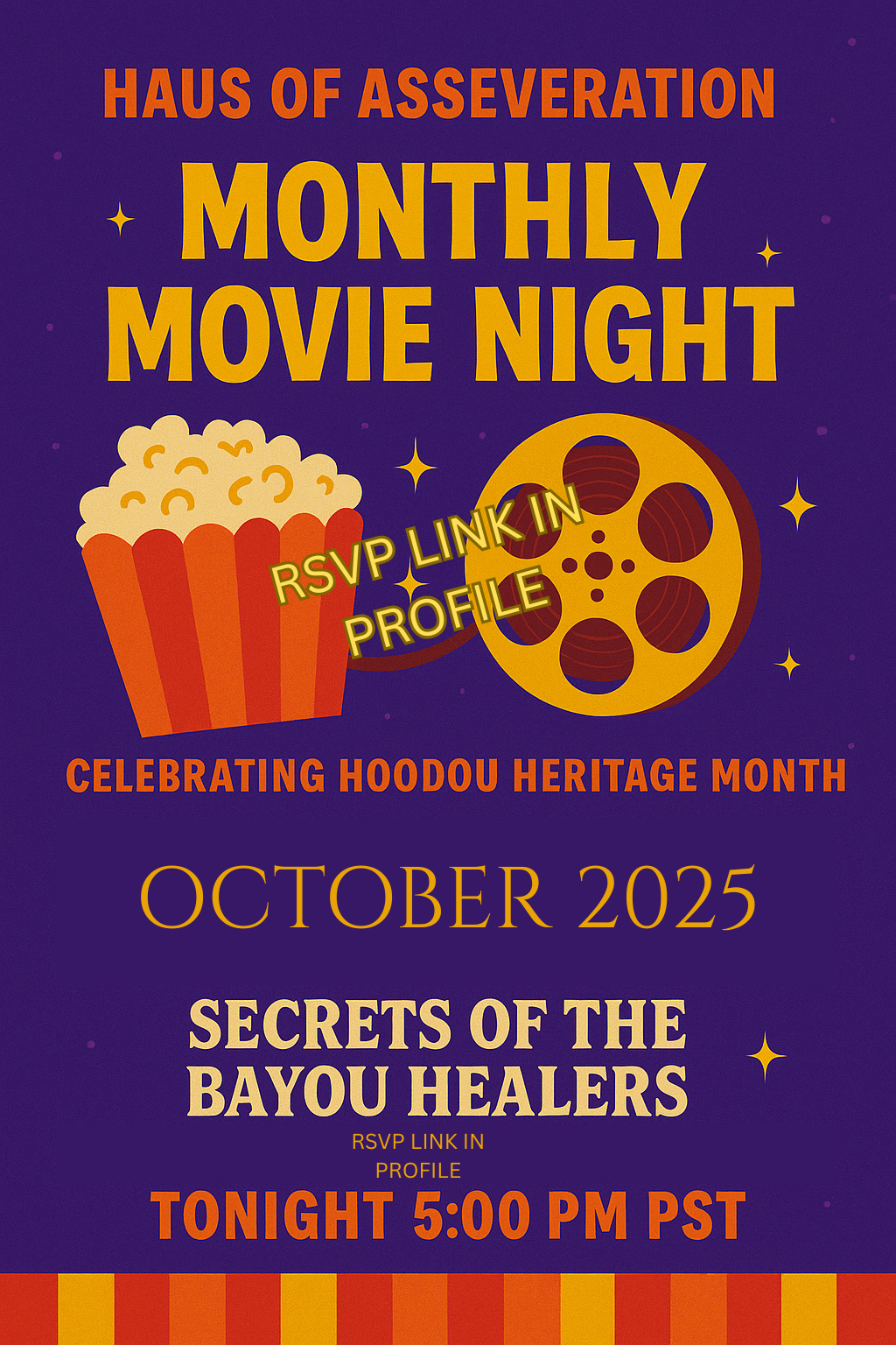 Movie Night!  - Octobers 2025 Feature Presentation!