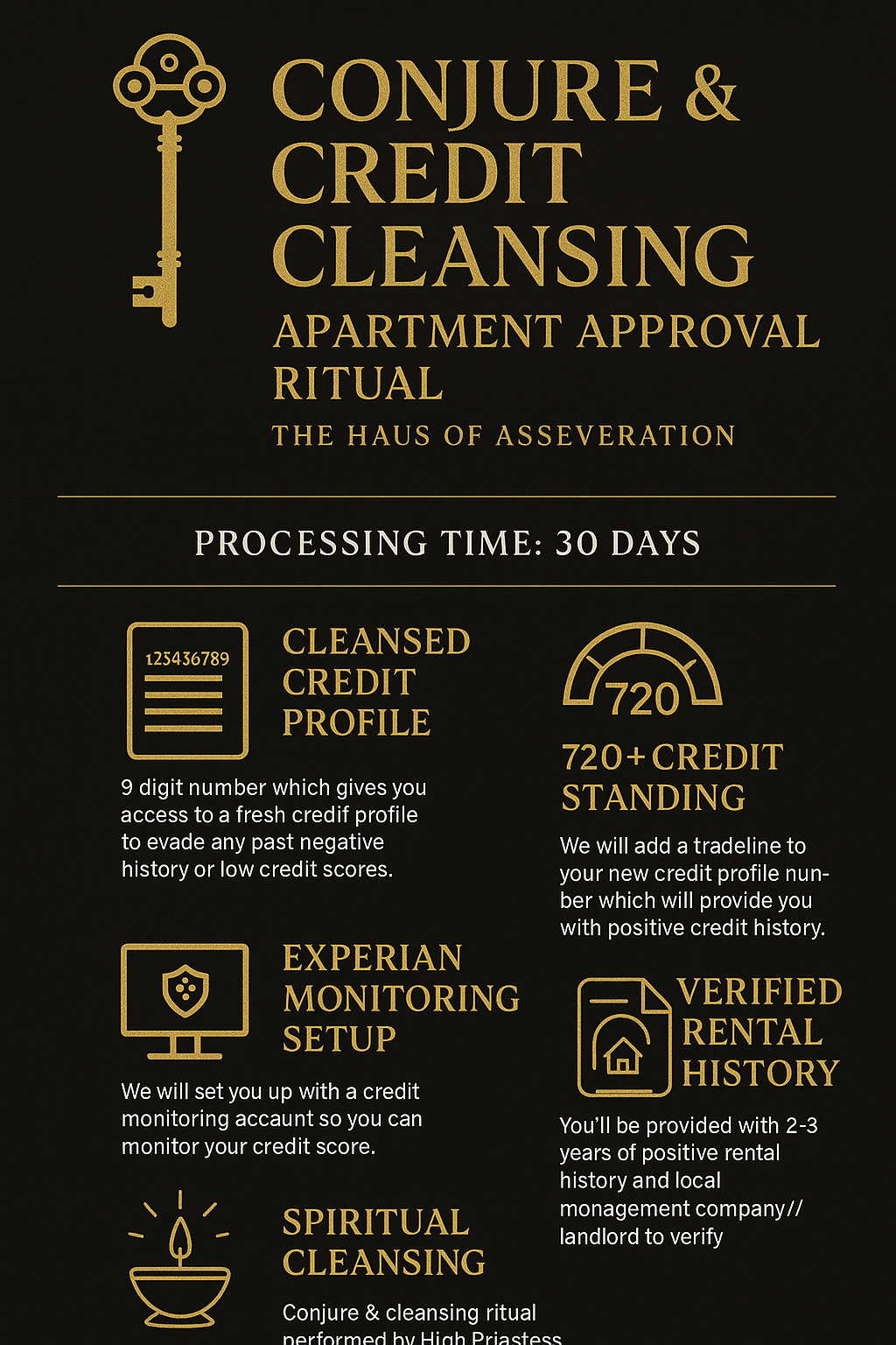 🏠✨ Conjure & Credit Cleansing: Apartment Approval + Full Credit Services - Image 2