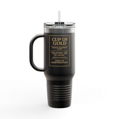 Cup of Gold – Hoodoo Prosperity 40oz insulated travel Mug #hoodoo #coffeemug