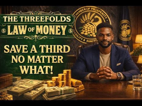 The Threefold Law of Money | Why You Must Save 1/3 of Your Income #moneymanifestation
