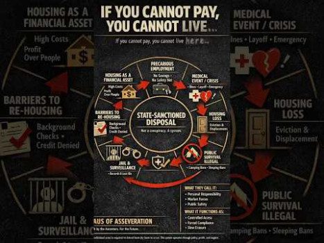 State Sanctioned Disposal. If You Cannot Pay You Cannot Live …Here #unemployment #blackcommunity