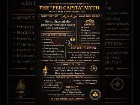 The Per Capita Myth |  The Chamber of Knowledge #blackman #blackwoman #blackthought #conjure