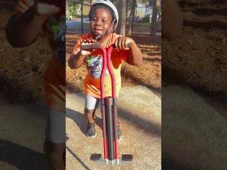 A little science on pogo sticks. You know I can’t go without sharing a science fact!