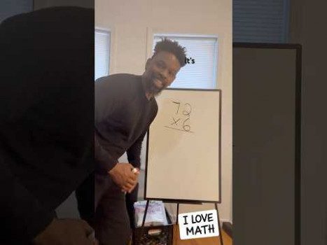 Mental Math Trick: Two Digit Times One Digit (Part 4: 72 × 6)