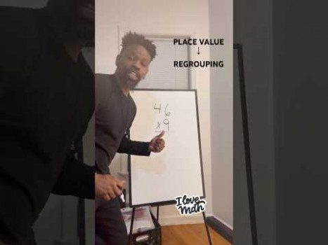 Mental Math Trick: Two Digit Times One Digit (Part 8: 46 × 9)