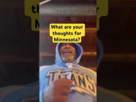 What are your thoughts on what’s happening in Minnesota?