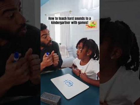 How to teach phonics to a kindergartner with games #shorts