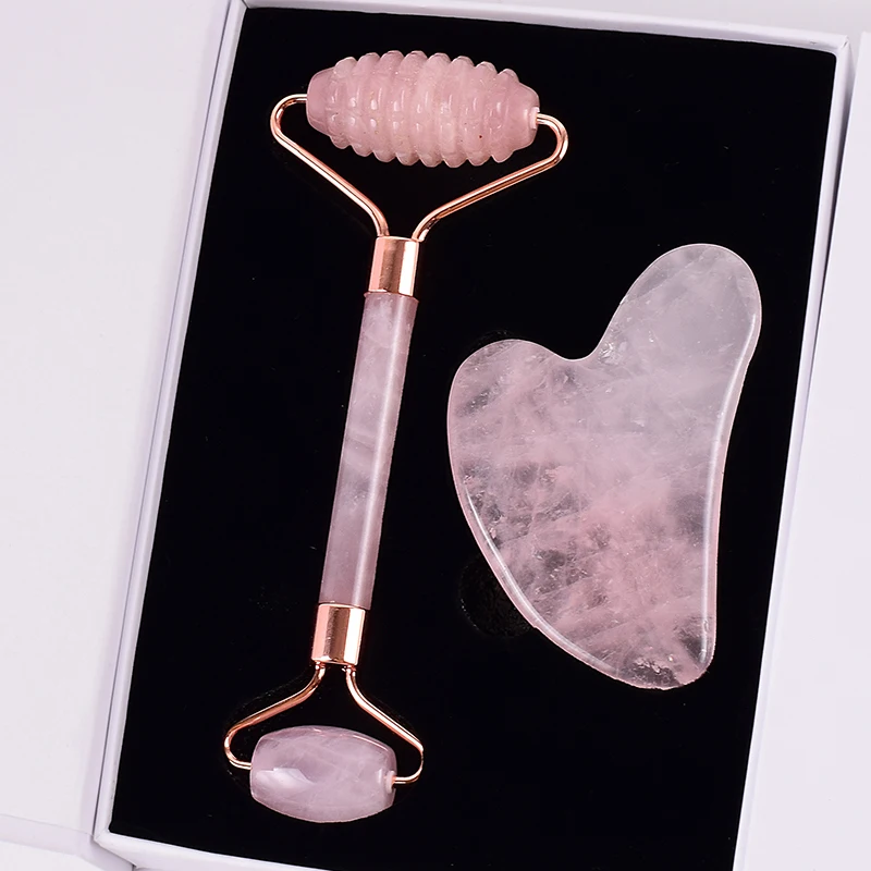 Rose Quartz Gua Sha Anti-Aging Tool