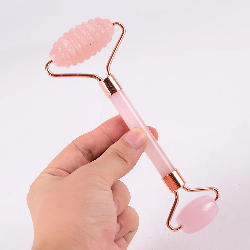 Rose Quartz Gua Sha Anti-Aging Tool - Image 4