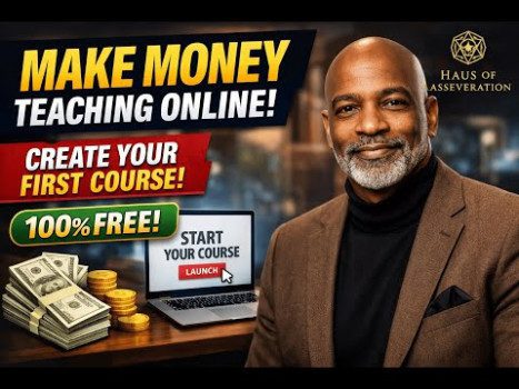 How to Make Money Teaching What You Know | Create Your First Course (FREE) –#hoodoo #blackbusiness
