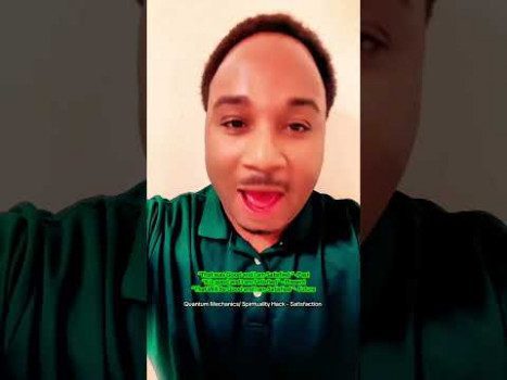 Satisfaction Is The Secret Key To Manifestation #hoodoo #blackman #blackwoman