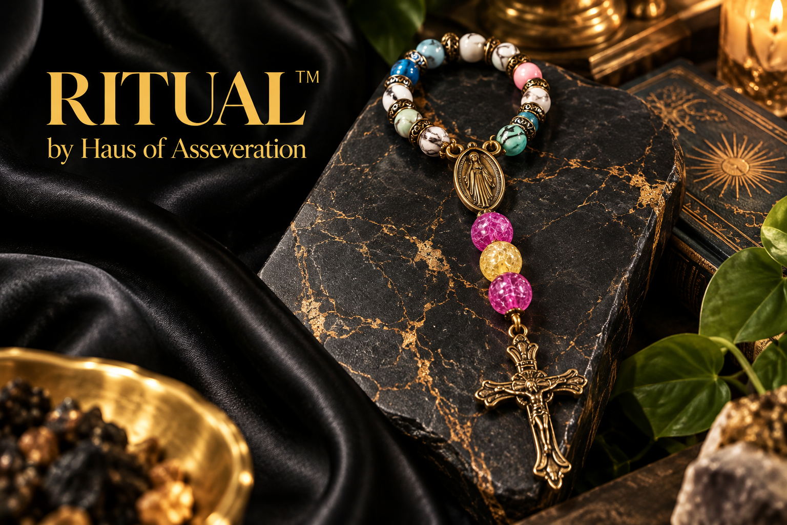 Blessed devotional prayer beads