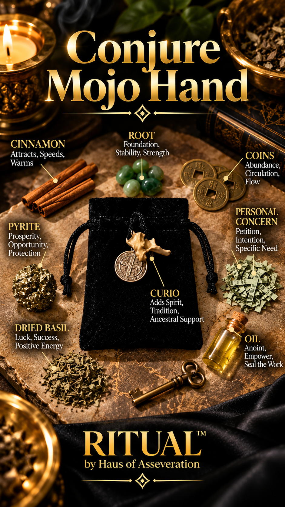 No Return Mojo Hand™ | Separation & Closure Conjure Bag