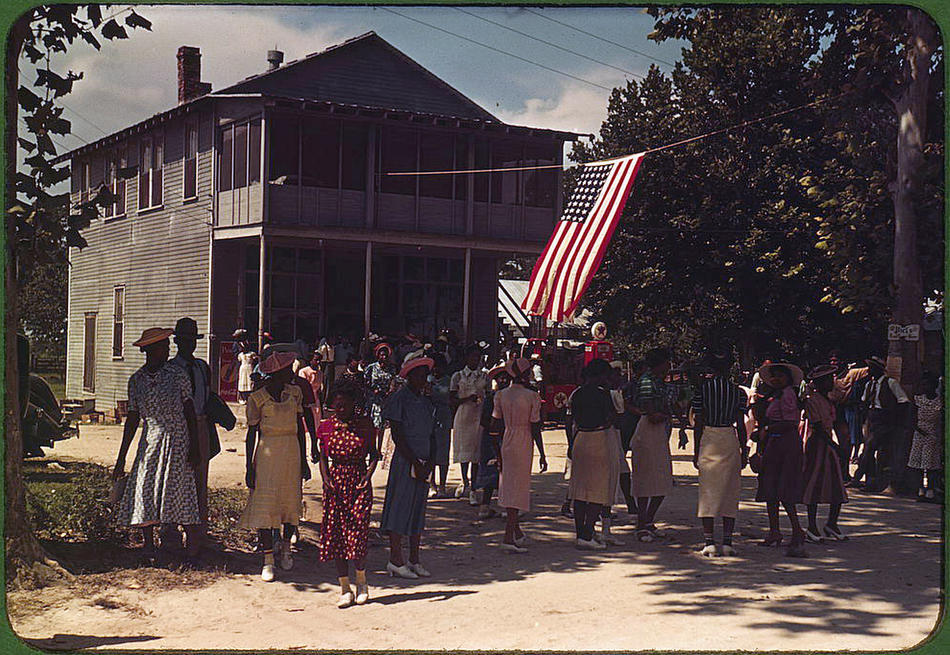 Historical image representing St. Helena Island community life